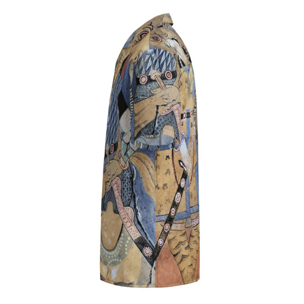 Unisex button shirt "Fondukistan" - Image 6