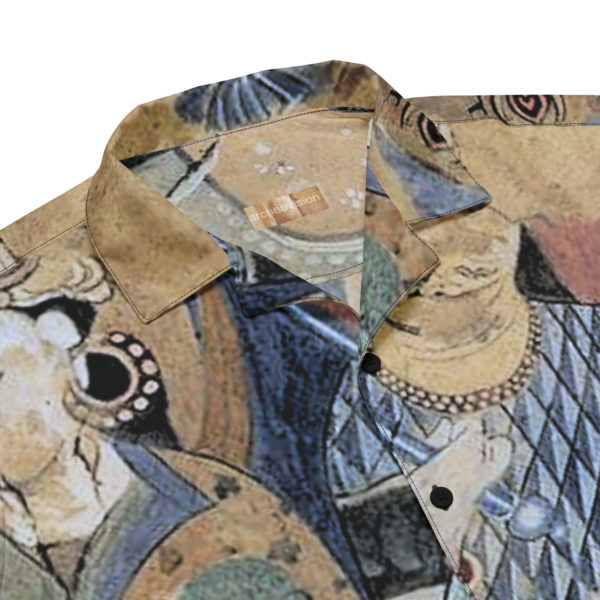 Unisex button shirt "Fondukistan" - Image 7