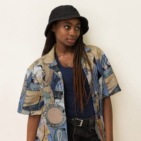 Unisex button shirt "Fondukistan"