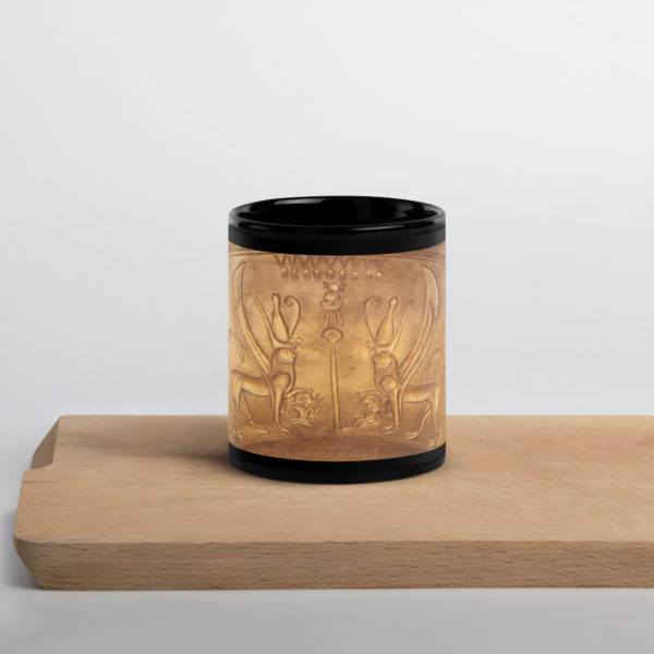 Black Glossy Mug "Nimrud" - Image 2