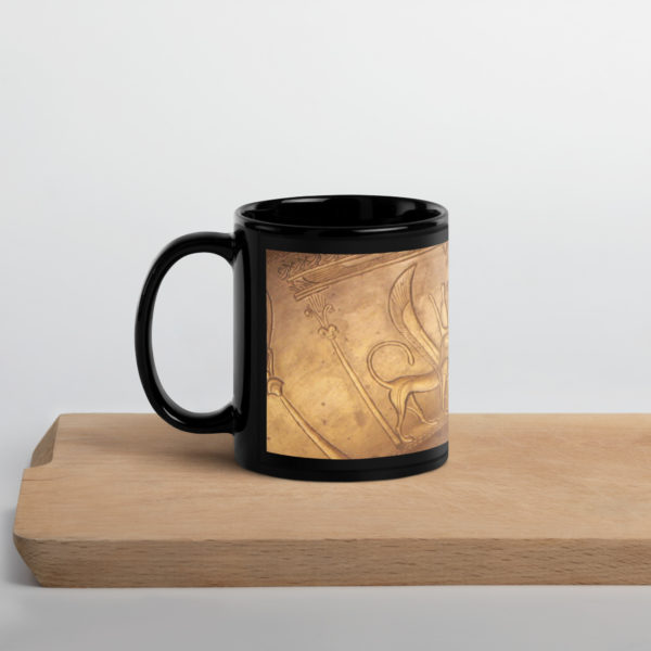 Black Glossy Mug "Nimrud" - Image 3