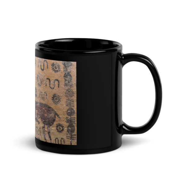Black Glossy Mug "Indus" - Image 3