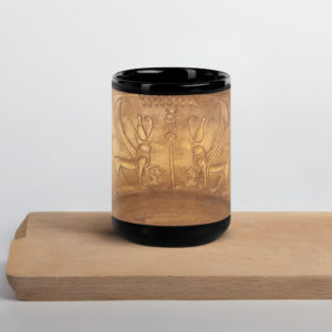 Black Glossy Mug "Nimrud"