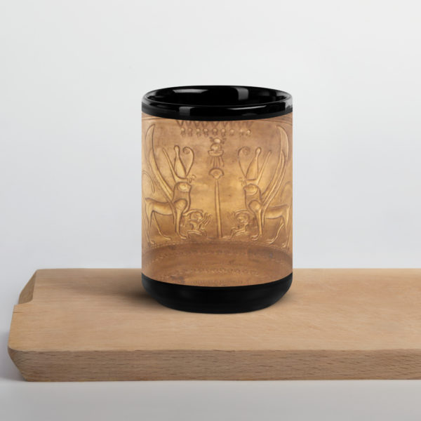 Black Glossy Mug "Nimrud"