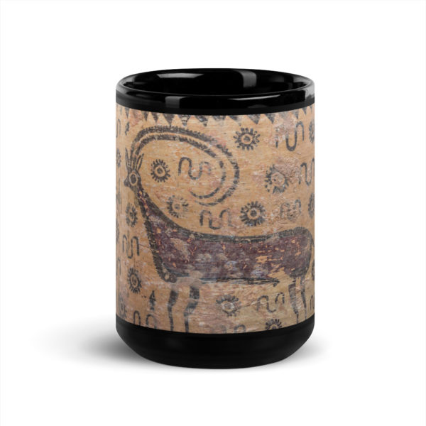 Black Glossy Mug "Indus" - Image 6