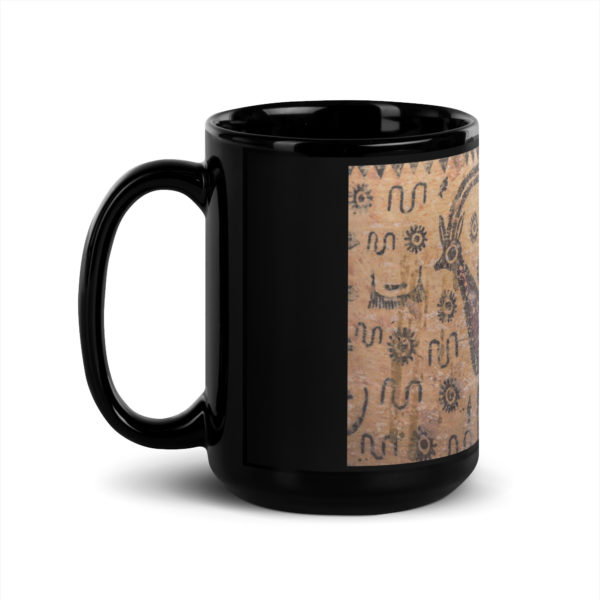 Black Glossy Mug "Indus" - Image 4