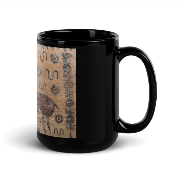 Black Glossy Mug "Indus" - Image 5