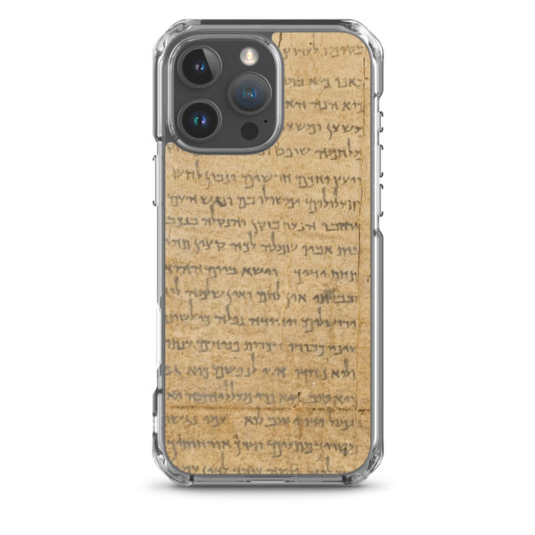 Clear Case for iPhone® "Temple Scroll" - Image 42