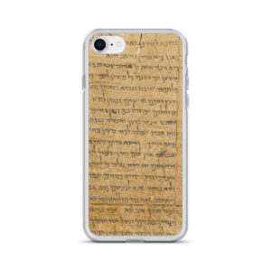 Clear Case for iPhone® "Temple Scroll"