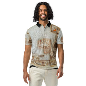 Men’s slim fit polo "AiKhanum"