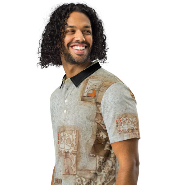Men’s slim fit polo "AiKhanum" - Image 4