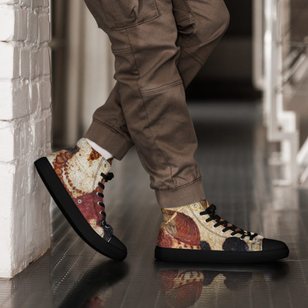 Men’s high top canvas shoes "Etruscan" - Image 2