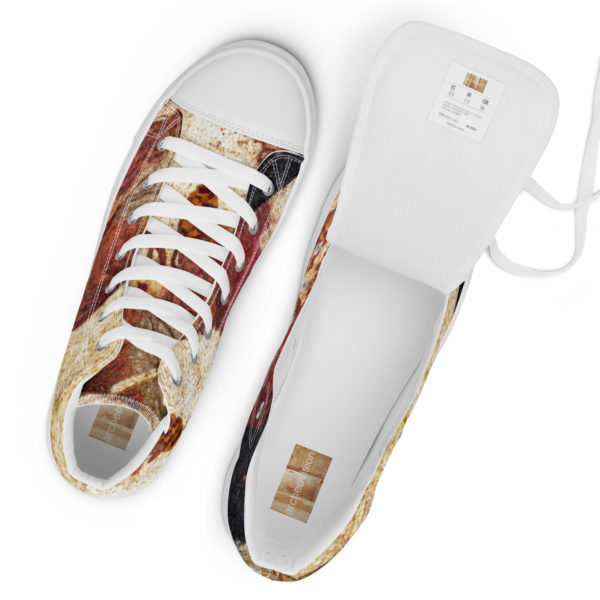 Men’s high top canvas shoes "Etruscan" - Image 9