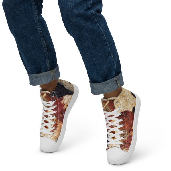 Men’s high top canvas shoes "Etruscan" - Image 17