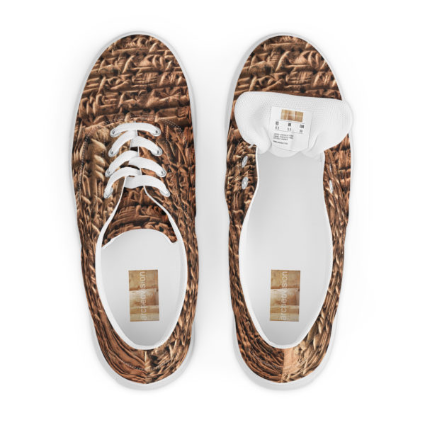 Men’s lace-up canvas shoes "Cuneiform" - Image 2