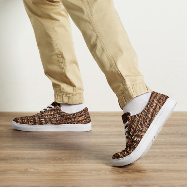 Men’s lace-up canvas shoes "Cuneiform" - Image 11