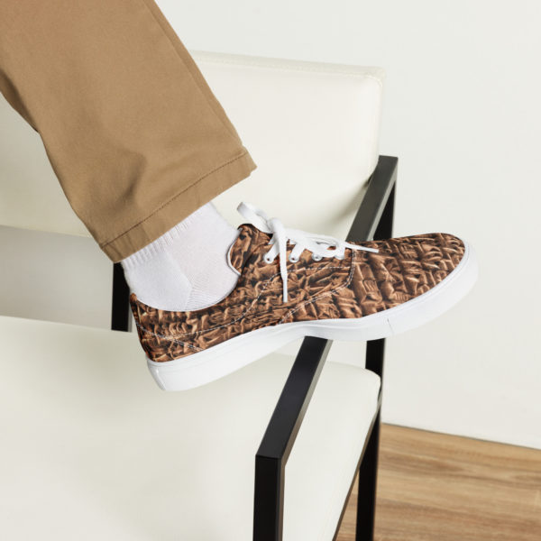 Men’s lace-up canvas shoes "Cuneiform" - Image 10