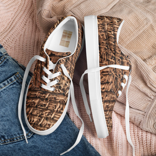 Men’s lace-up canvas shoes "Cuneiform" - Image 4