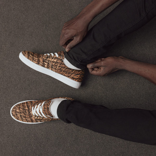 Men’s lace-up canvas shoes "Cuneiform" - Image 6