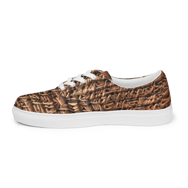 Men’s lace-up canvas shoes "Cuneiform" - Image 8