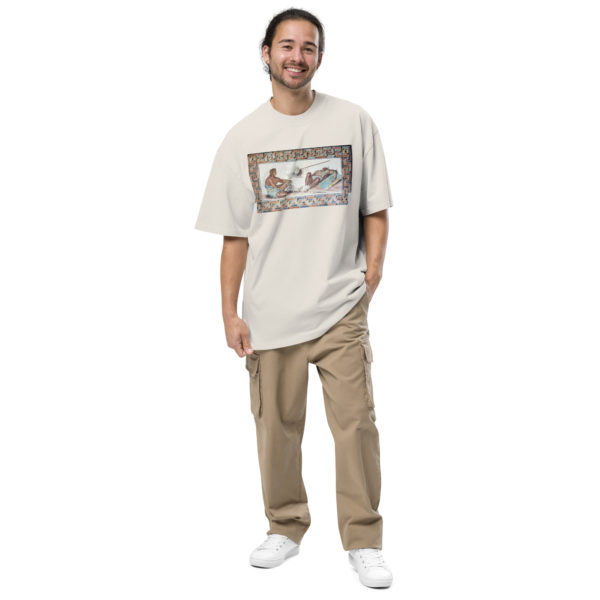 Oversized faded t-shirt "Leptis Magna"