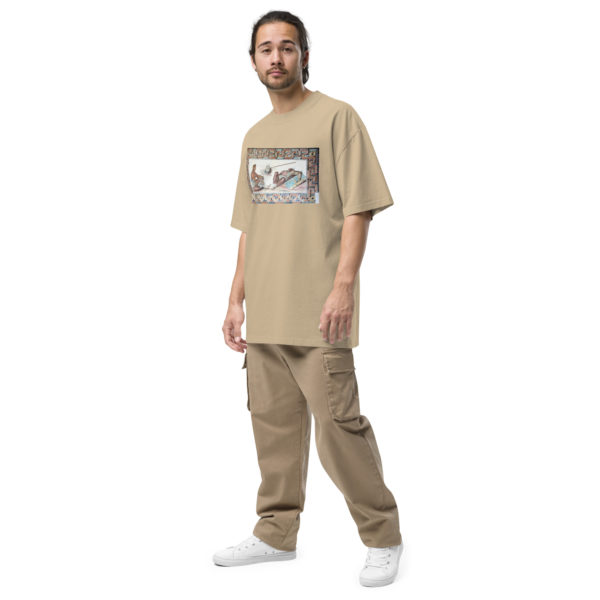 Oversized faded t-shirt "Leptis Magna" - Image 9