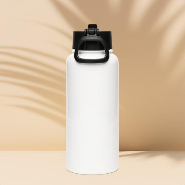 Stainless steel water bottle with a straw lid "Etruscan" - Image 4