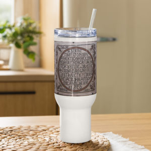 Travel mug with a handle "Madaba"