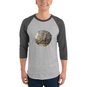 Unisexe 3/4 sleeve raglan shirt "AiKhanum"