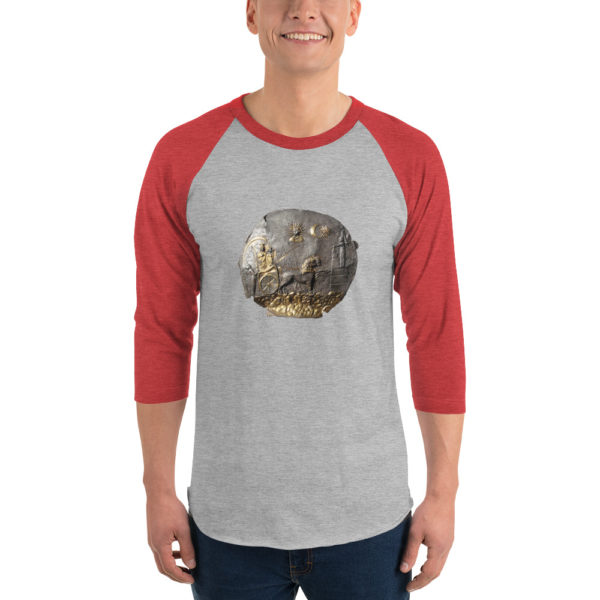 Unisexe 3/4 sleeve raglan shirt "AiKhanum" - Image 4