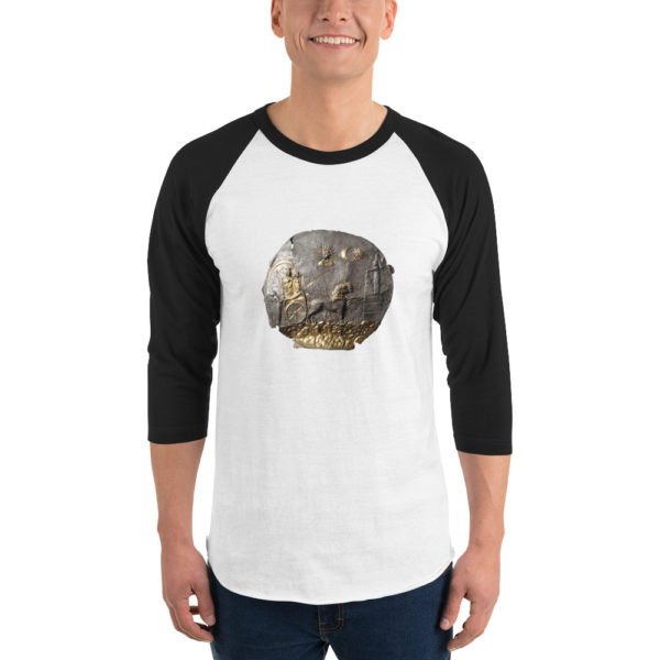 Unisexe 3/4 sleeve raglan shirt "AiKhanum" - Image 5