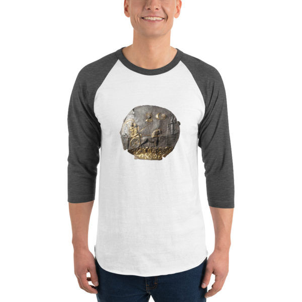 Unisexe 3/4 sleeve raglan shirt "AiKhanum" - Image 6