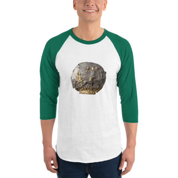 Unisexe 3/4 sleeve raglan shirt "AiKhanum" - Image 7