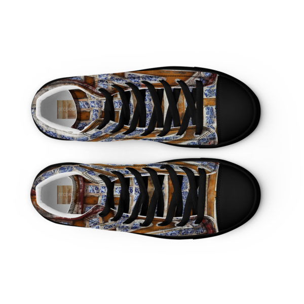 Women’s high top canvas shoes "Hue" - Image 3