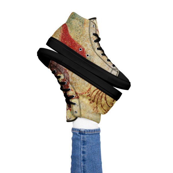 Women’s high top canvas shoes "Etruscan" - Image 14