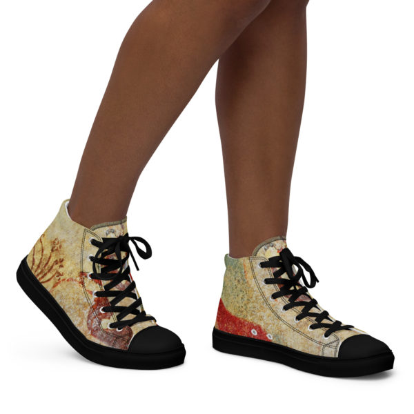 Women’s high top canvas shoes "Etruscan" - Image 10