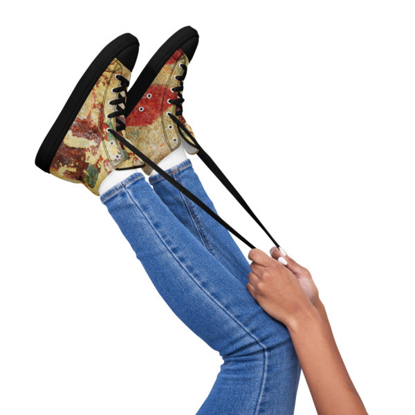 Women’s high top canvas shoes "Etruscan" - Image 13