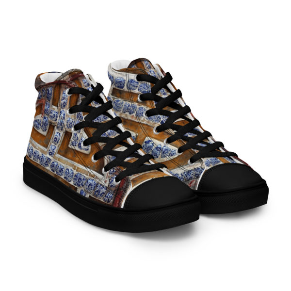 Women’s high top canvas shoes "Hue" - Image 4