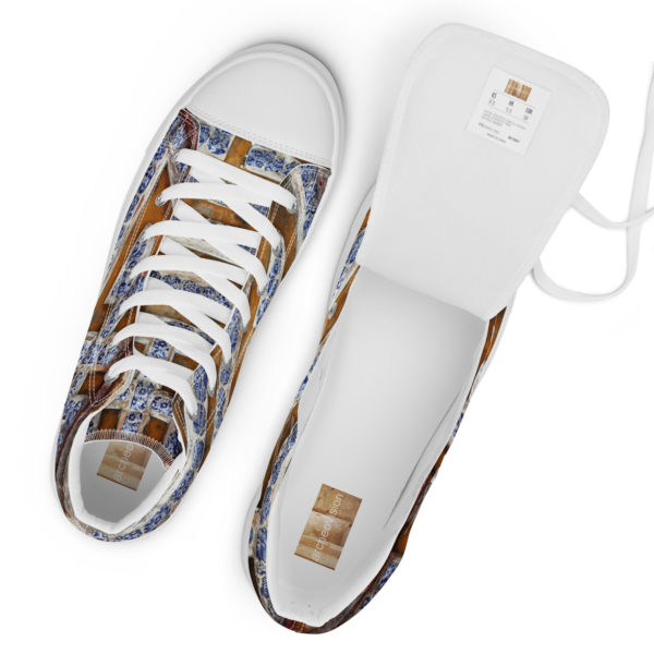 Women’s high top canvas shoes "Hue" - Image 10