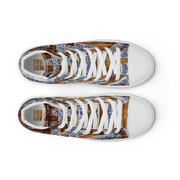 Women’s high top canvas shoes "Hue" - Image 9