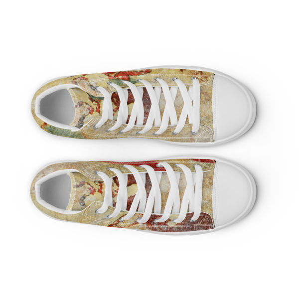 Women’s high top canvas shoes "Etruscan" - Image 3