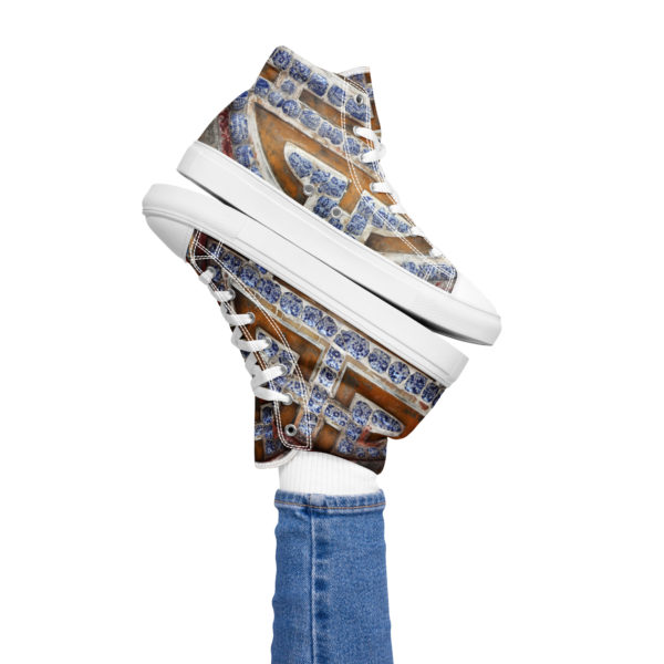 Women’s high top canvas shoes "Hue" - Image 8