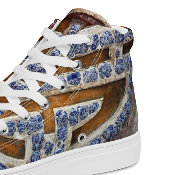 Women’s high top canvas shoes "Hue" - Image 12
