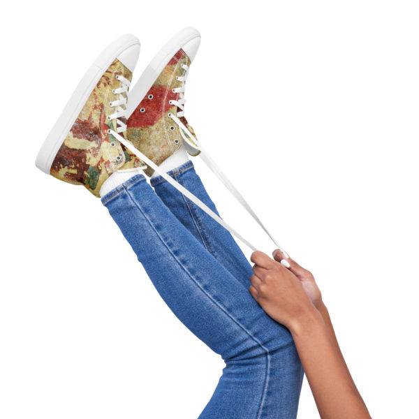 Women’s high top canvas shoes "Etruscan" - Image 15