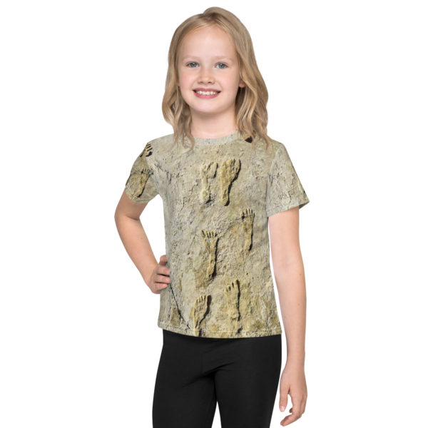 Kids crew neck t-shirt "Footprint"