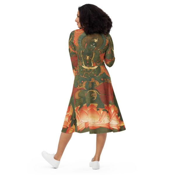 Long sleeve midi dress "Ususama" - Image 6