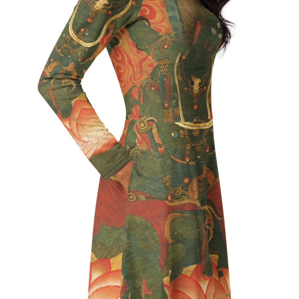 Long sleeve midi dress "Ususama" - Image 2