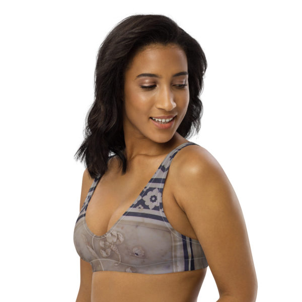 Recycled padded bikini top "Taj" - Image 4