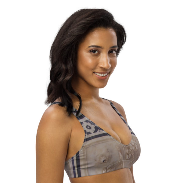 Recycled padded bikini top "Taj" - Image 3