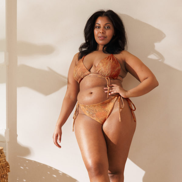 Recycled string bikini "Aboriginal" - Image 4